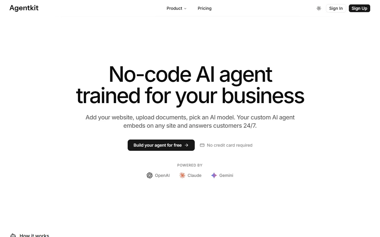 Agentkit screenshot