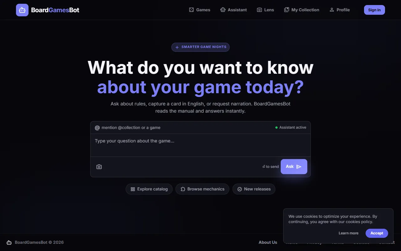 Board Games Bot screenshot