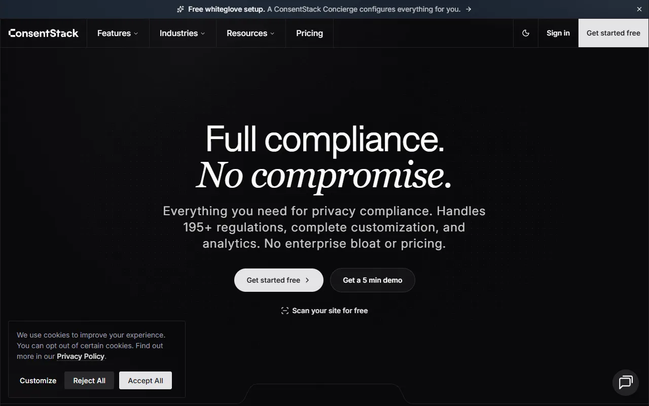 ConsentStack screenshot