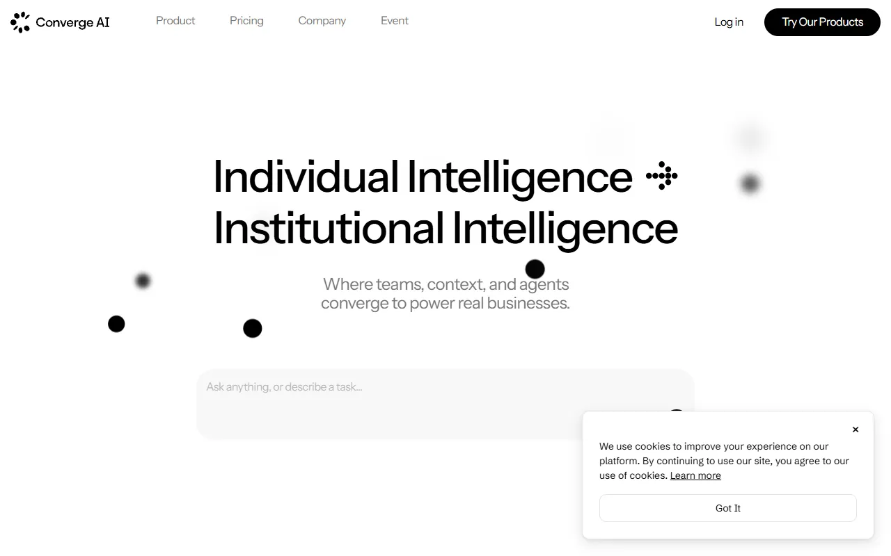 Converge AI – AI for Building, Creating, and Growing Your Business