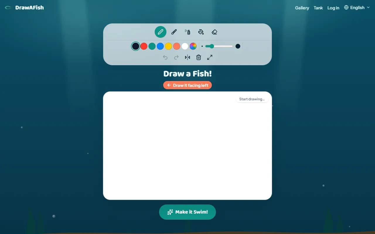 Draw a Fish screenshot