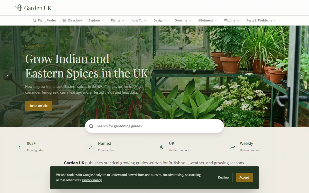 Garden UK screenshot