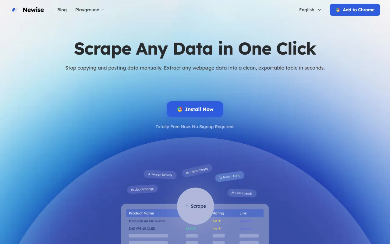 Newise screenshot