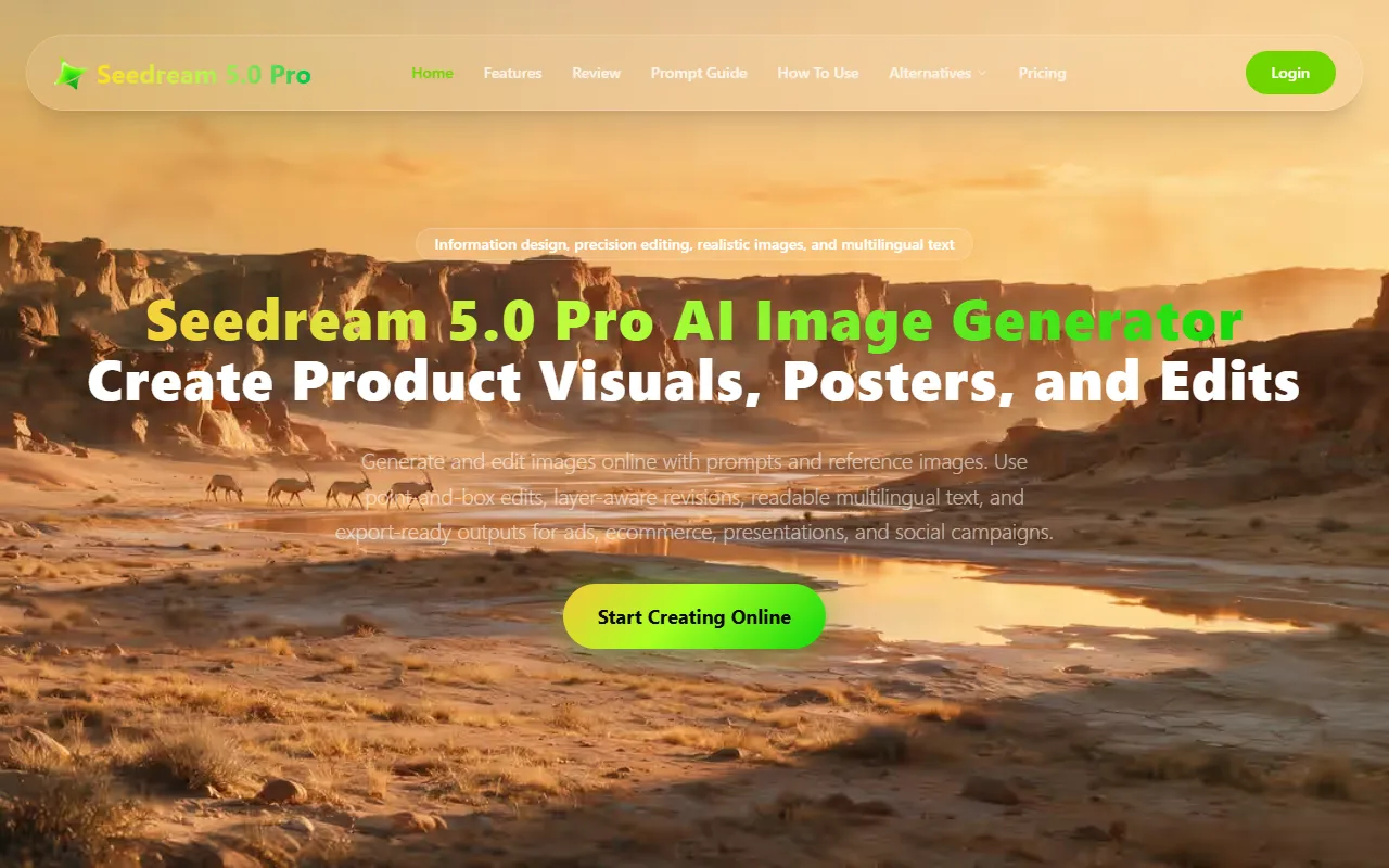 Seedream 5.0 Pro screenshot