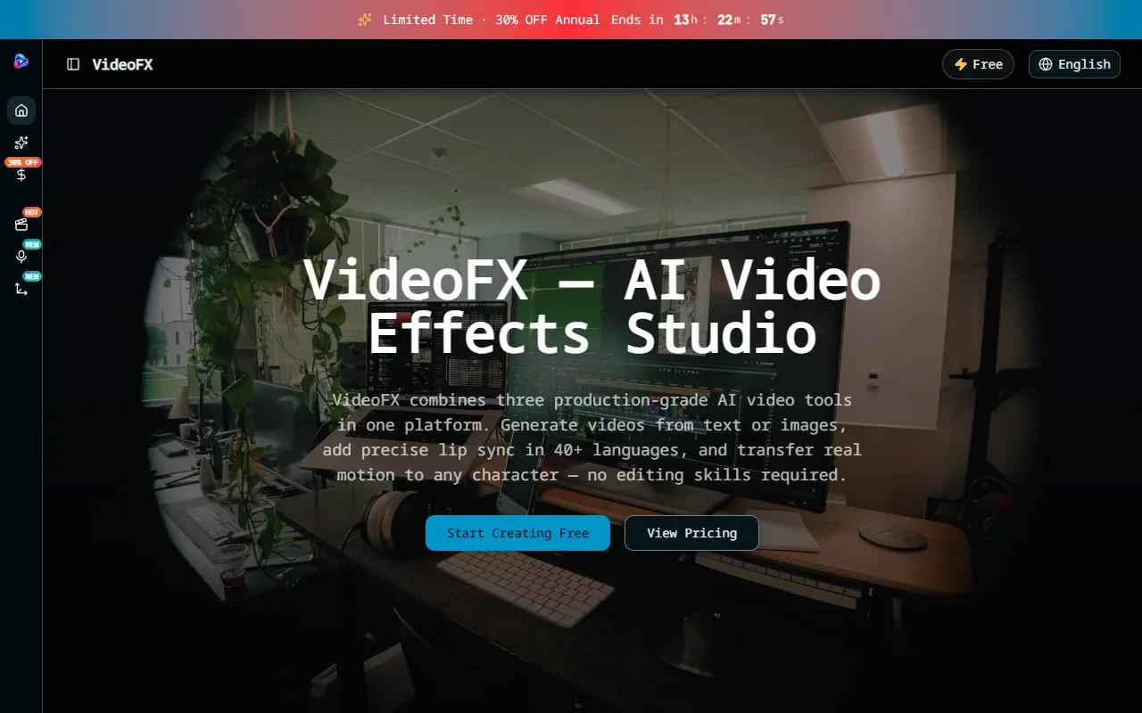 VideoFX Studio screenshot