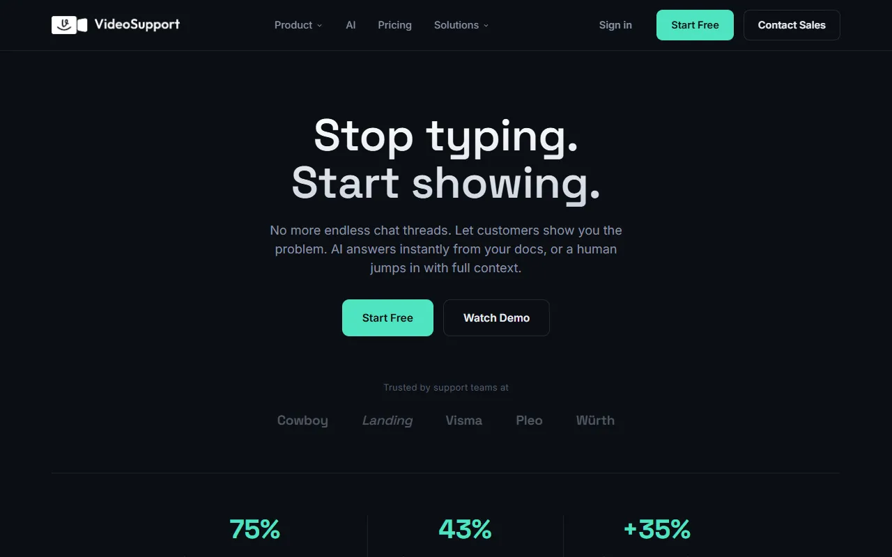 VideoSupport API screenshot