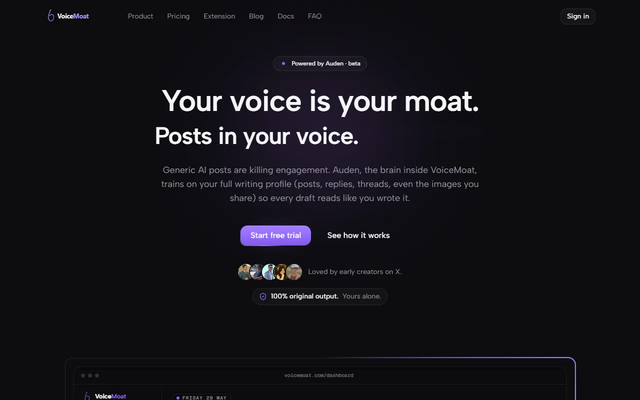 VoiceMOAT screenshot