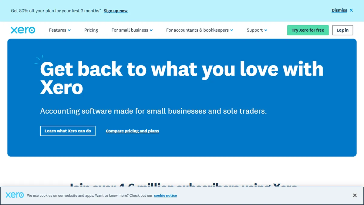 Xero's AI features in action.